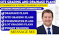 perform site grading, drainage, stormwater and grading permit plans