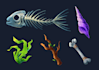 design and draw 2d game assets and props