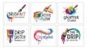 Create a brush, drawing, and dripping logo design by Richard_speed | Fiverr