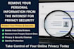 remove your personal information from the interest for privacy security