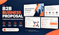 design b2b business proposal presentations in powerpoint