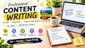 write engaging blog posts, articles, and product descriptions