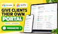 build softr client portal with airtable dashboard and secure login