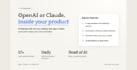 integrate claude api or openai gpt features into your web app or saas