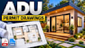 draw adu floor plans and permit drawings for your project
