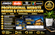 design jimdo, duda, squarespace, and joomla websites professionally