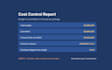 prepare a monthly cost control report and payment certificate