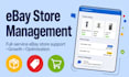 be your ebay store manager for amazon to ebay dropshipping