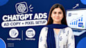 write chatgpt ad copy and set up pixel tracking