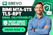 setup bimi mta sts tls rpt email deliverability trust inbox and dmarc fix
