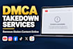 handle dmca takedown notices and remove infringing links