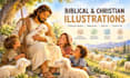Illustrate biblical stories, christian wall art illustration, and ...