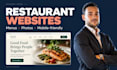 design a professional restaurant website with online menu
