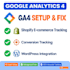 setup google analytics 4 ga4 shopify ecommerce conversion tracking