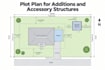 plot plan, house addition, garage, shed, setbacks, driveway