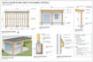 patio cover framing plans, posts, beams, rafters, attachment