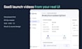 create a cinematic saas launch video