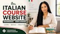 create italian squarespace online course with video lessons squarespace website