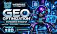 optimize your website content for generative ai search GEO