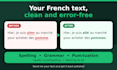 proofread and correct your french text with zero mistakes