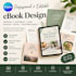 design canva ebook, planner, journal