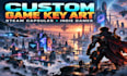 create steam capsule art and indie game cover art