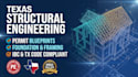 do structural engineering design and stamped permit plans for texas