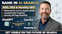 complete monthly website GEO, aeo, local and ai SEO optimization high visibility