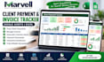 create google sheets client payment and overdue invoice tracker