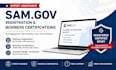 sam gov registration, uei, wosb, mbe, vosb, 8a, hubzone, dbe, sba certification