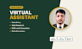 be your virtual assistant for data extraction, web research and lead generation