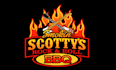 design rock roll themed barbecue restaurant logo