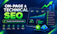 do technical SEO audit and on page optimization