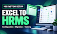 set up and configure your HR system and migrate excel data