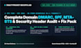audit your domain dmarc spf mta sts and deliver a complete dns fix pack