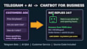 build a telegram chatbot or ai customer service bot