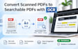 convert scanned pdfs into searchable documents using ocr