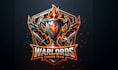 design aggressive cup trophy logo for gaming team