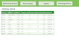 create an excel inventory management system with dashboard