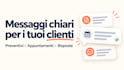 write clear italian messages for quotes and appointments