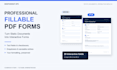 convert PDF documents into fillable forms