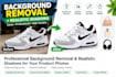 remove backgrounds and add realistic product shadows