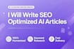 write SEO optimized ai blog posts and humanized articles