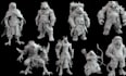 create detailed 3d printable miniatures and custom figurine models
