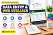 Do accurate data entry copy paste and web research by Sujitpandey953 ...