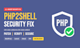 do a PHP update for your wordpress or PHP website and fix php2shell