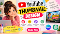 design eyecatching youtube thumbnails