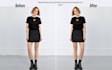 do high end clothing and model retouching