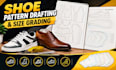 create custom shoe patterns with grading for multiple sizes