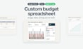 create a custom budget tracker spreadsheet in google sheets or excel